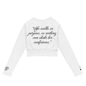 long-sleeve crop top - Image 2
