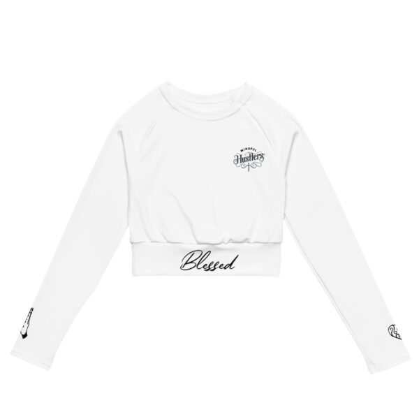 long-sleeve crop top